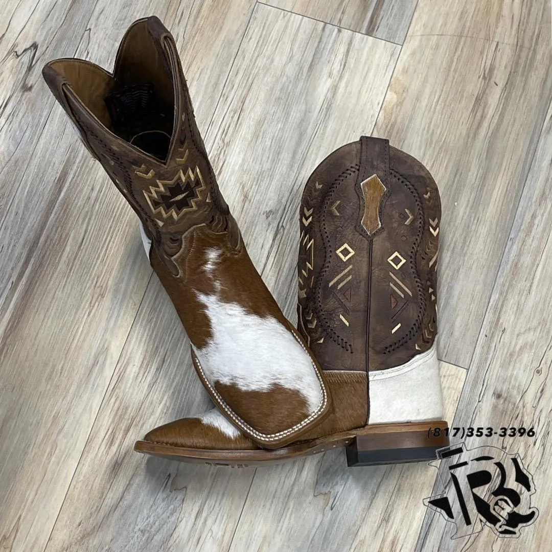 “ ROBERT “ | MEN WESTERN BOOTS SQUARE TOE COWHIDE BOOTS