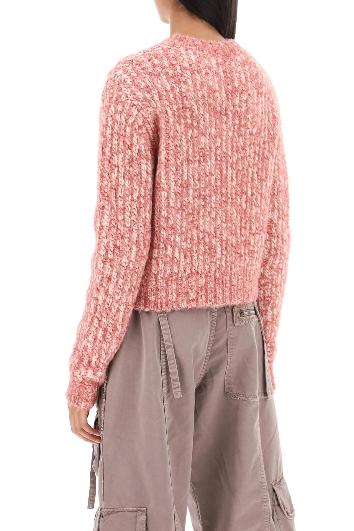 ACNE STUDIOS Pink & Purple V-Neck Sweater for Women | FW23 Collection