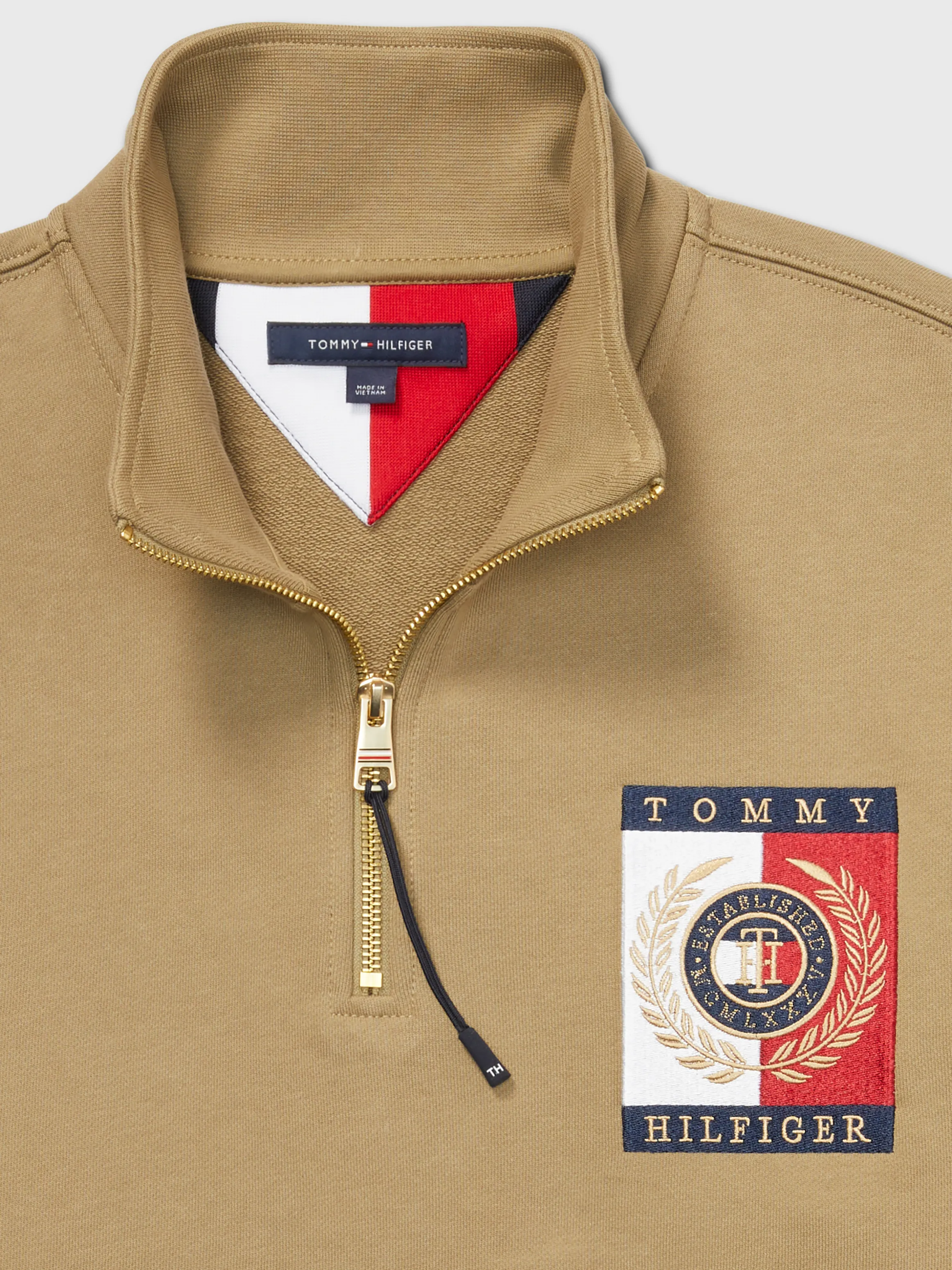 Adaptive Mens Logo Mockneck Sweatshirt | Adaptive Sweatshirts & Hoodies | Tommy Adaptive