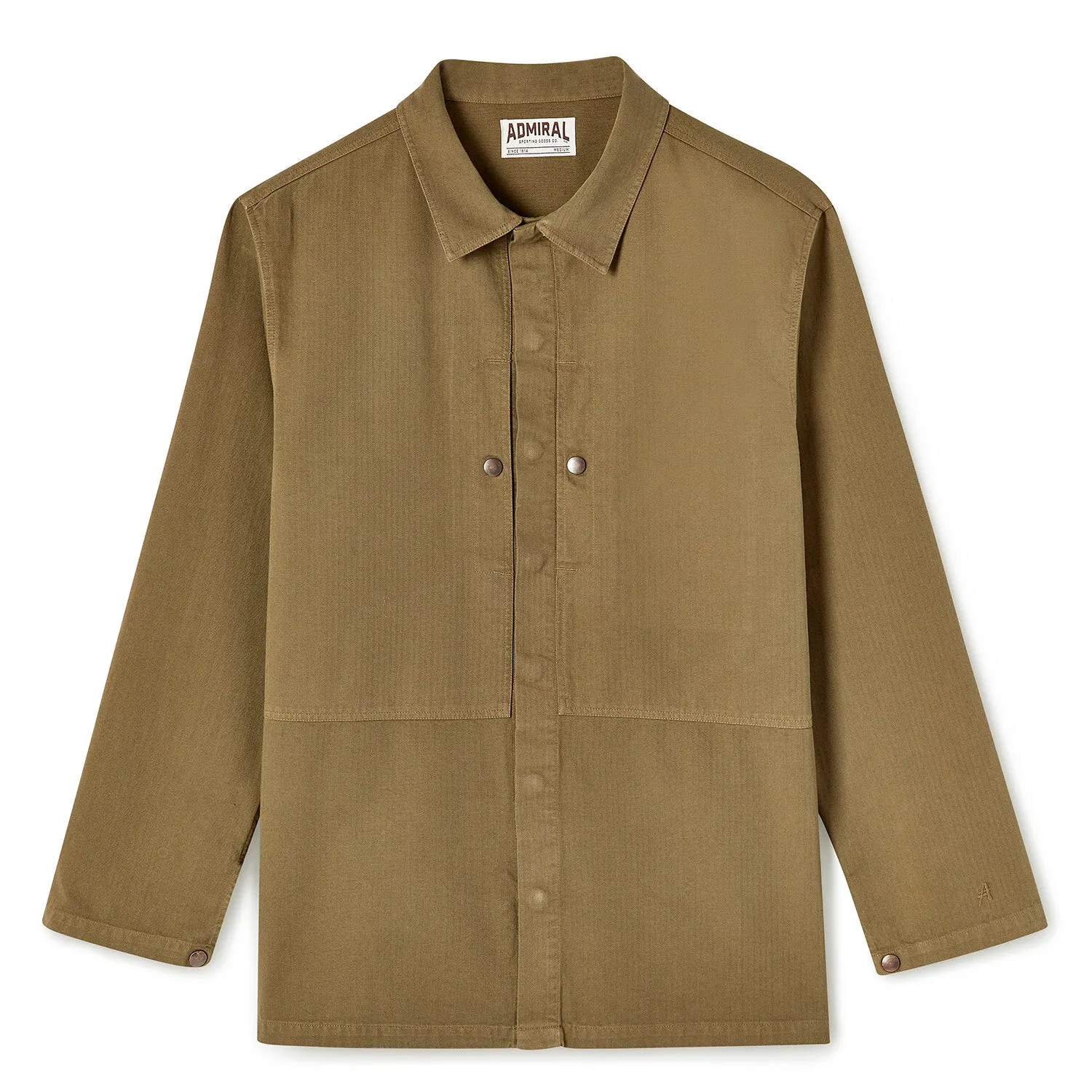 ADMIRAL SPORTING GOODS Deacon Herringbone Overshirt - Muted Corn