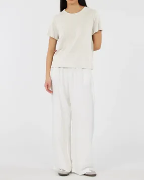 Amelius - Coogee Linen Crew Neck Tee Ivory