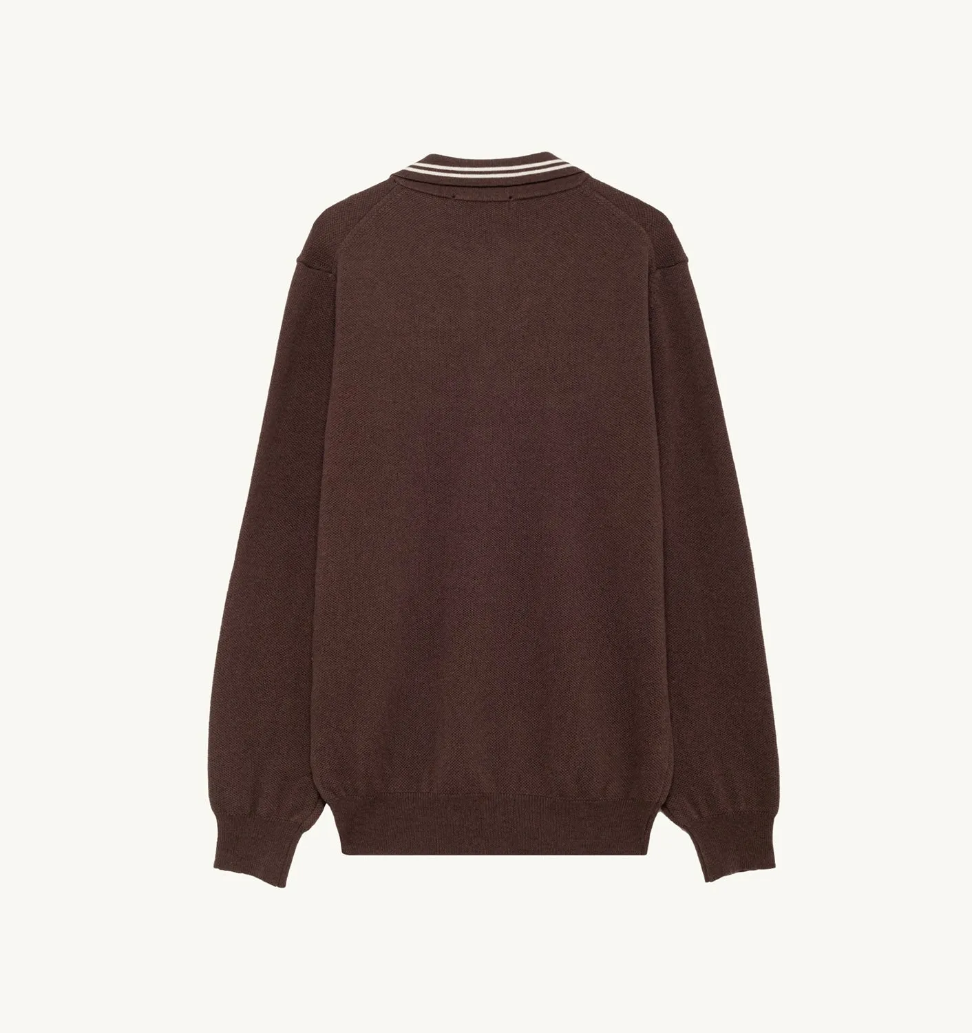 AUTRY APPAREL WOMANPOLO IN BROWN KNIT