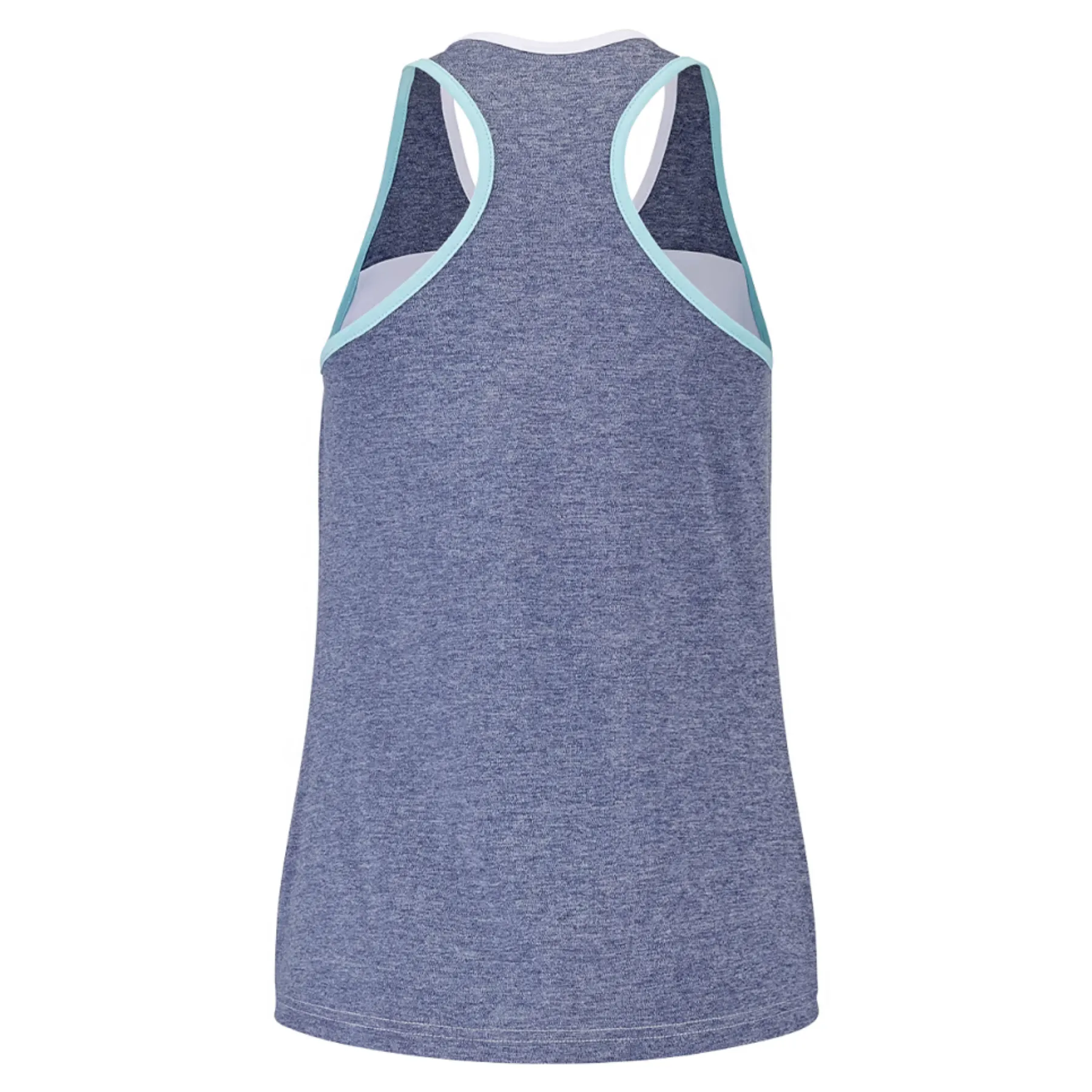 Babolat Play Tank Women Top 1079 - White/Blue Heather