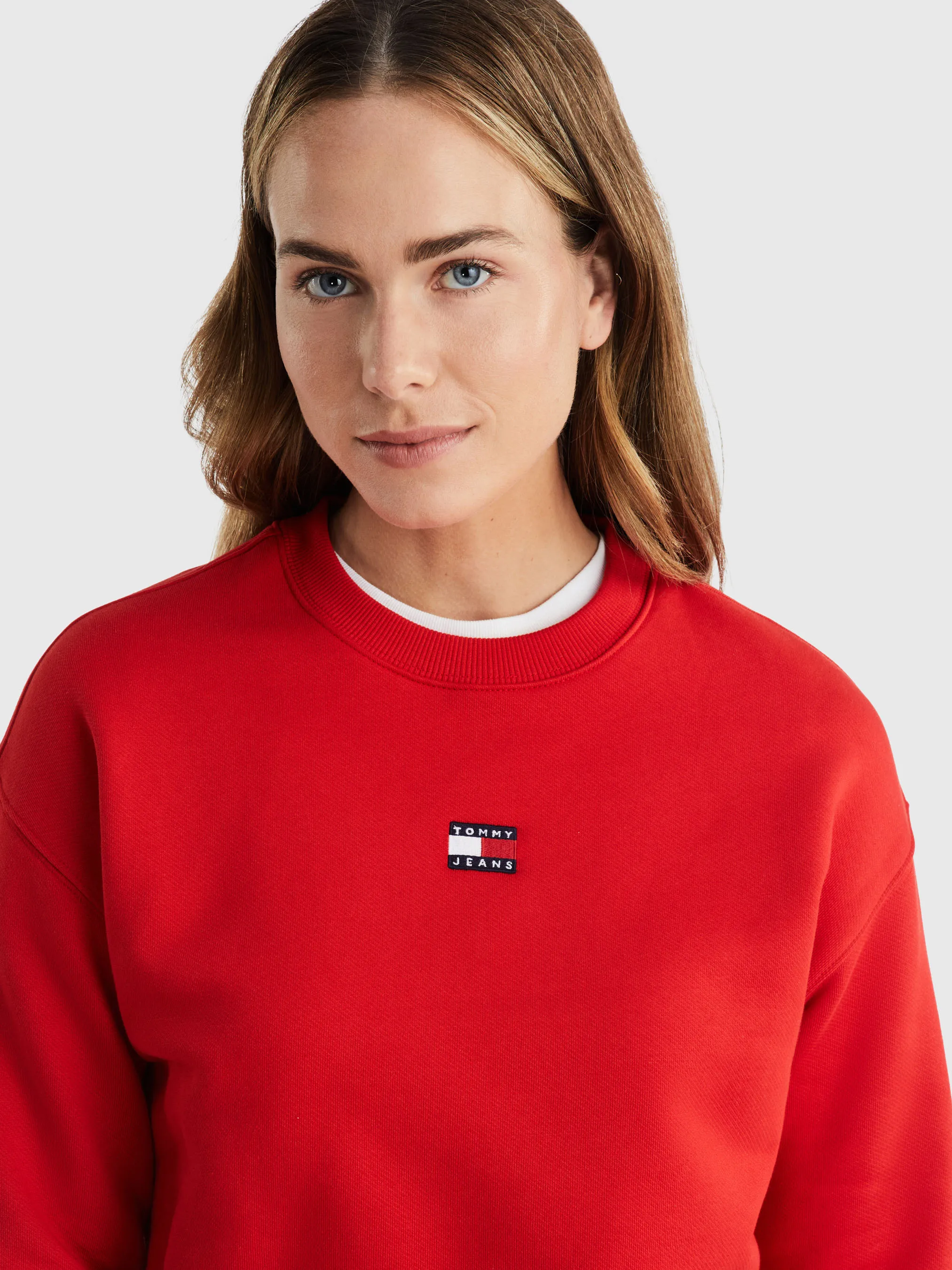 Badge Terry Boxy Fit Sweatshirt | Sweatshirts & Hoodies | Tommy Jeans