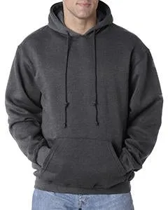 Bayside Adult Hooded Pullover Fleece BA960 Charcoal Heather