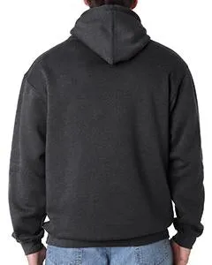 Bayside Adult Hooded Pullover Fleece BA960 Charcoal Heather