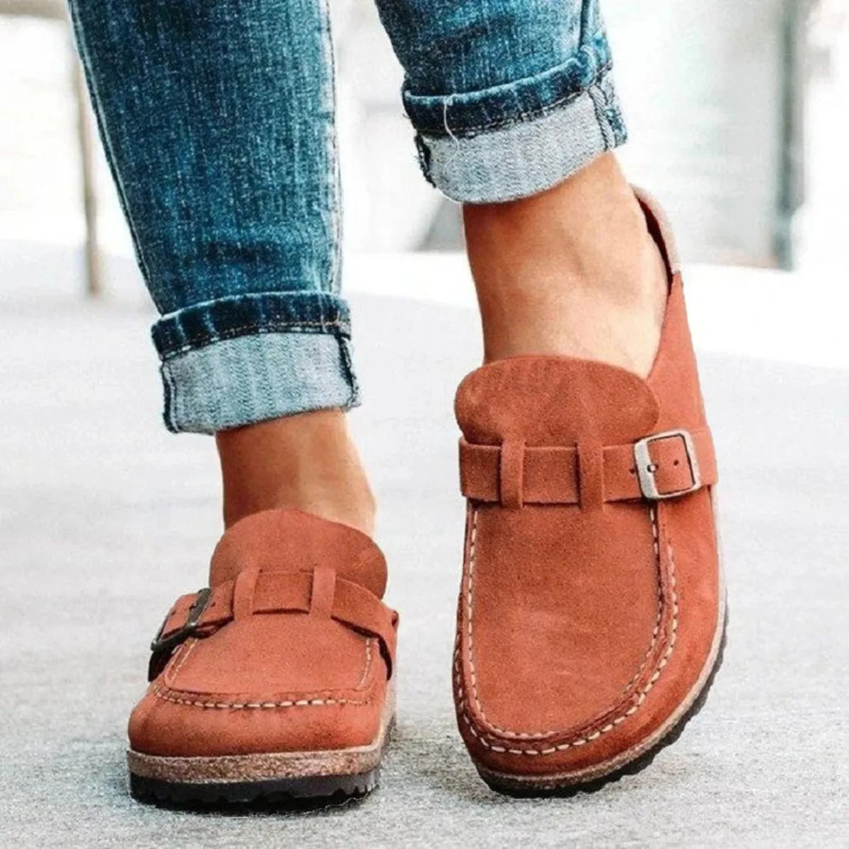 Becky Open Back Loafers