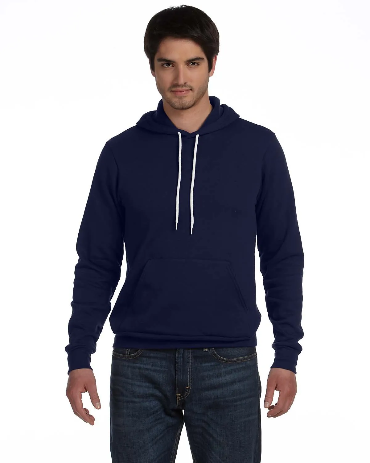 Bella + Canvas Unisex Sponge Fleece Pullover Hoodie 3719 Navy