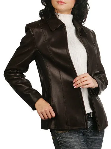 BGSD Women Miranda Lambskin Leather Jacket