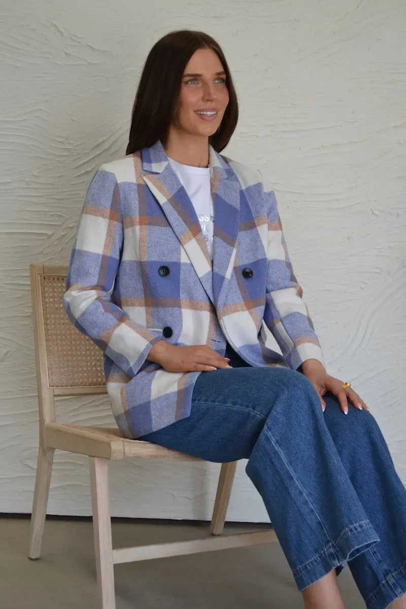 Blazer - Gingham Blue