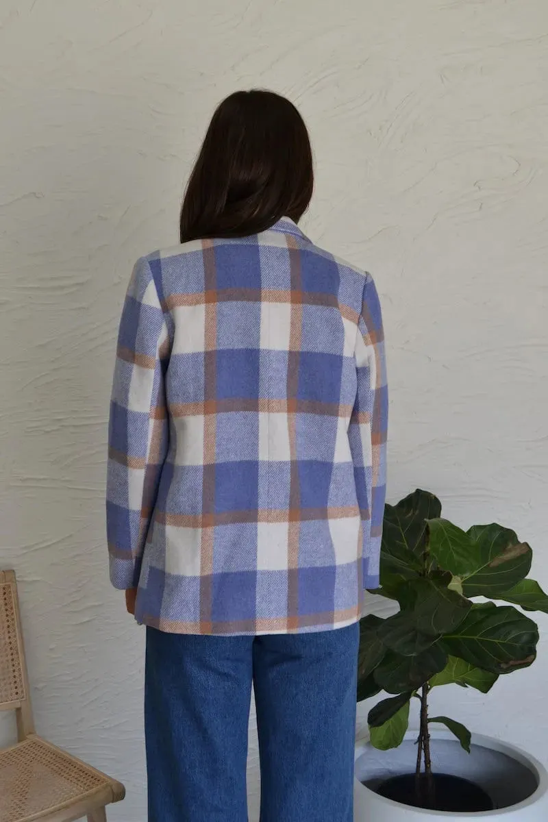 Blazer - Gingham Blue