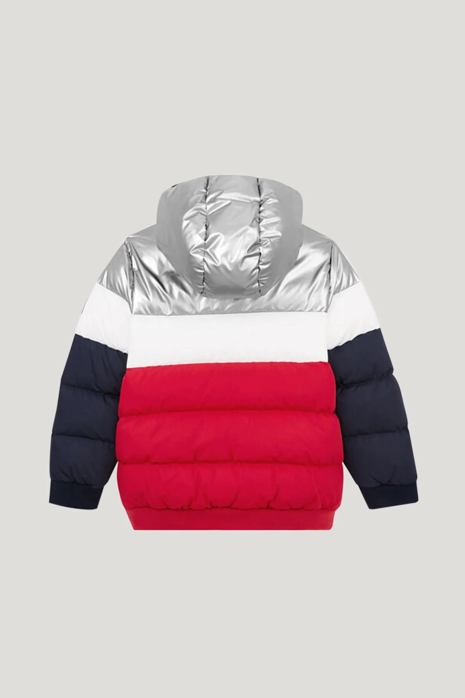 Boy's Multi Color Block Sporty Padded Jacket