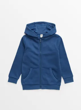 Buy Blue Zip-Through Hoodie 7 years | Jumpers and hoodies | Tu