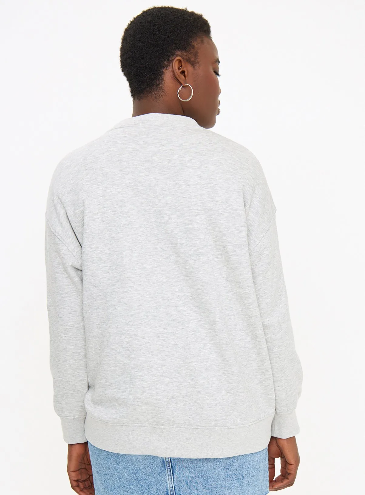 Buy Grey Oversized Palm Springs Sweatshirt XL | Hoodies and sweatshirts | Tu