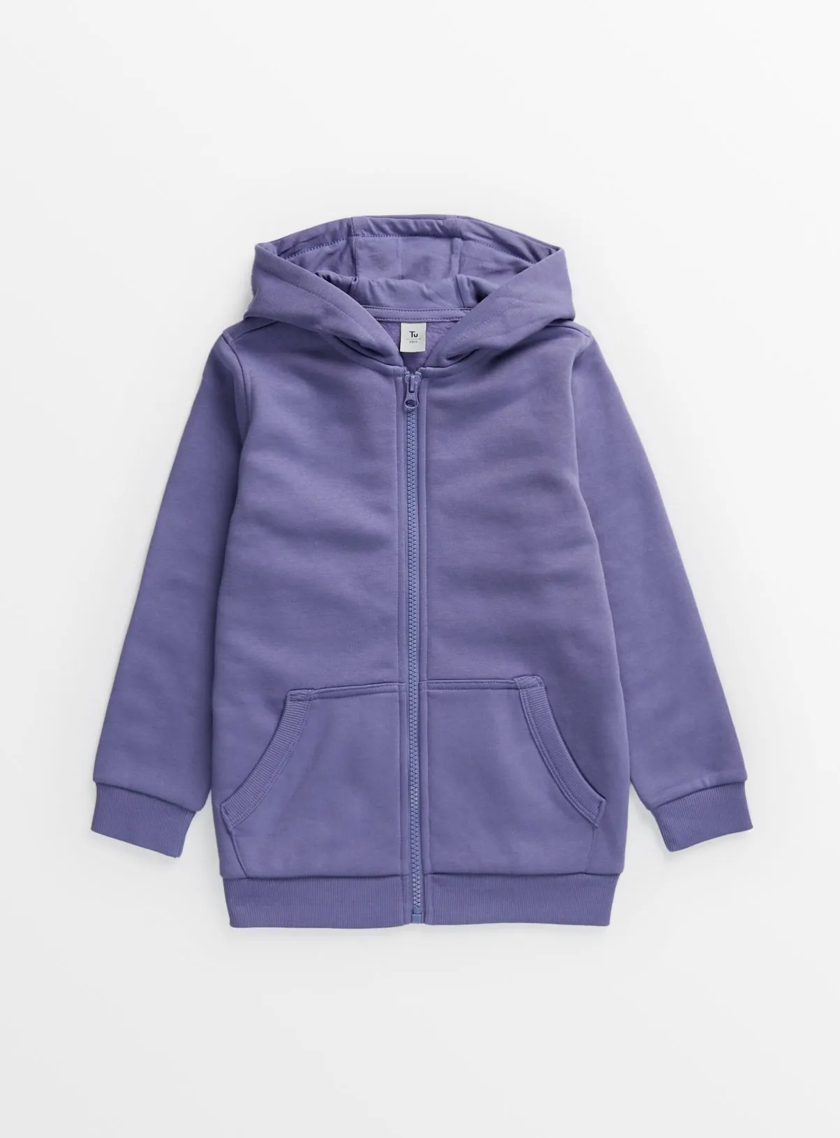 Buy Purple Zip-Through Hoodie 10 years | Jumpers and hoodies | Tu