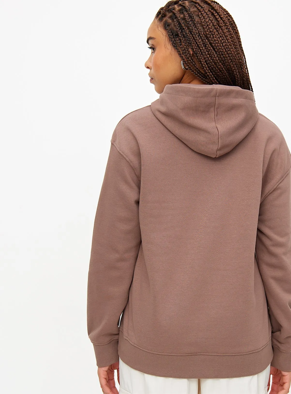 Buy Taupe Plain Overhead Hoodie XXL | Hoodies and sweatshirts | Tu