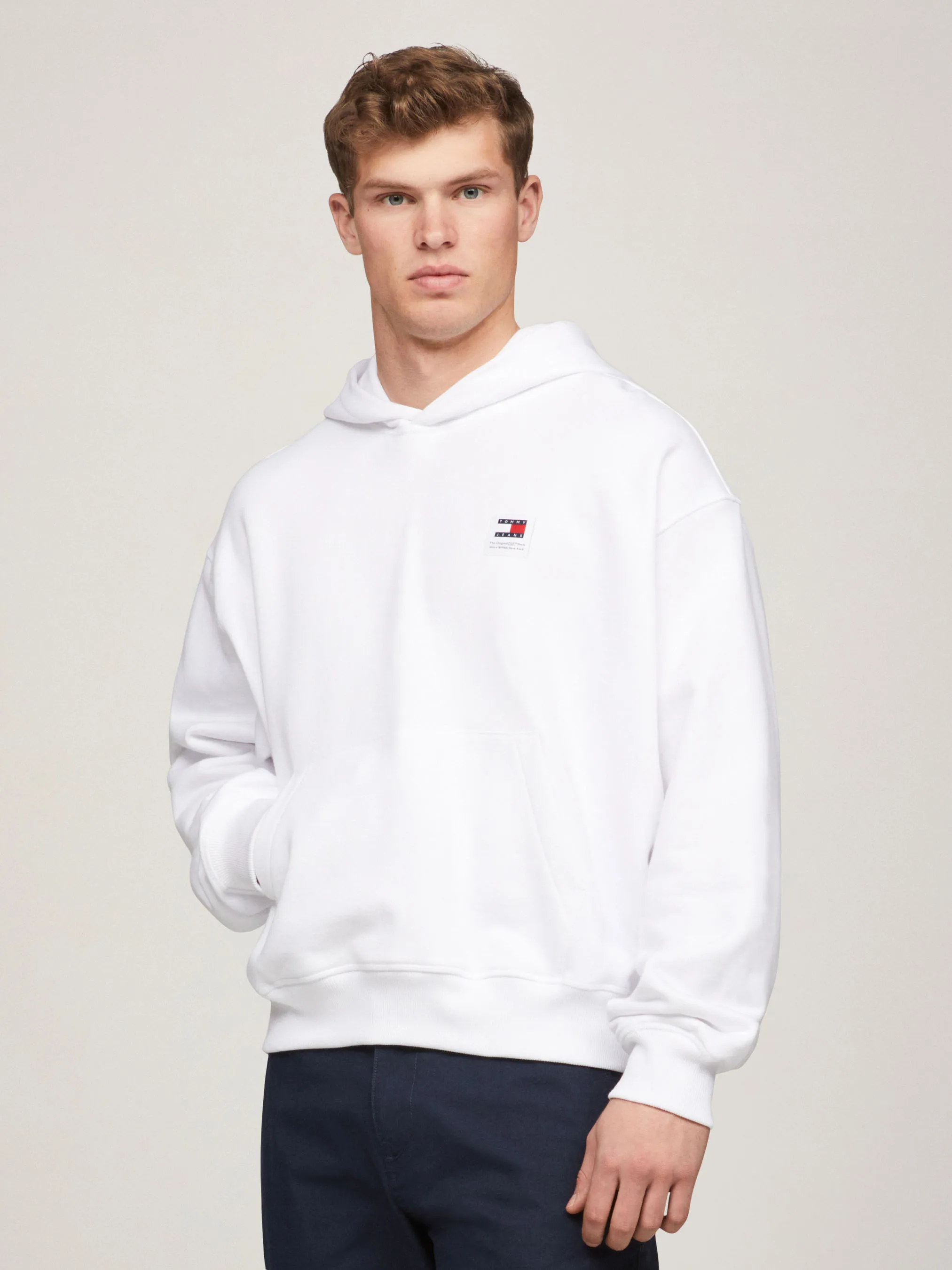 Classics Back Logo Boxy Fit Hoodie | Sweatshirts & Hoodies | Tommy Jeans