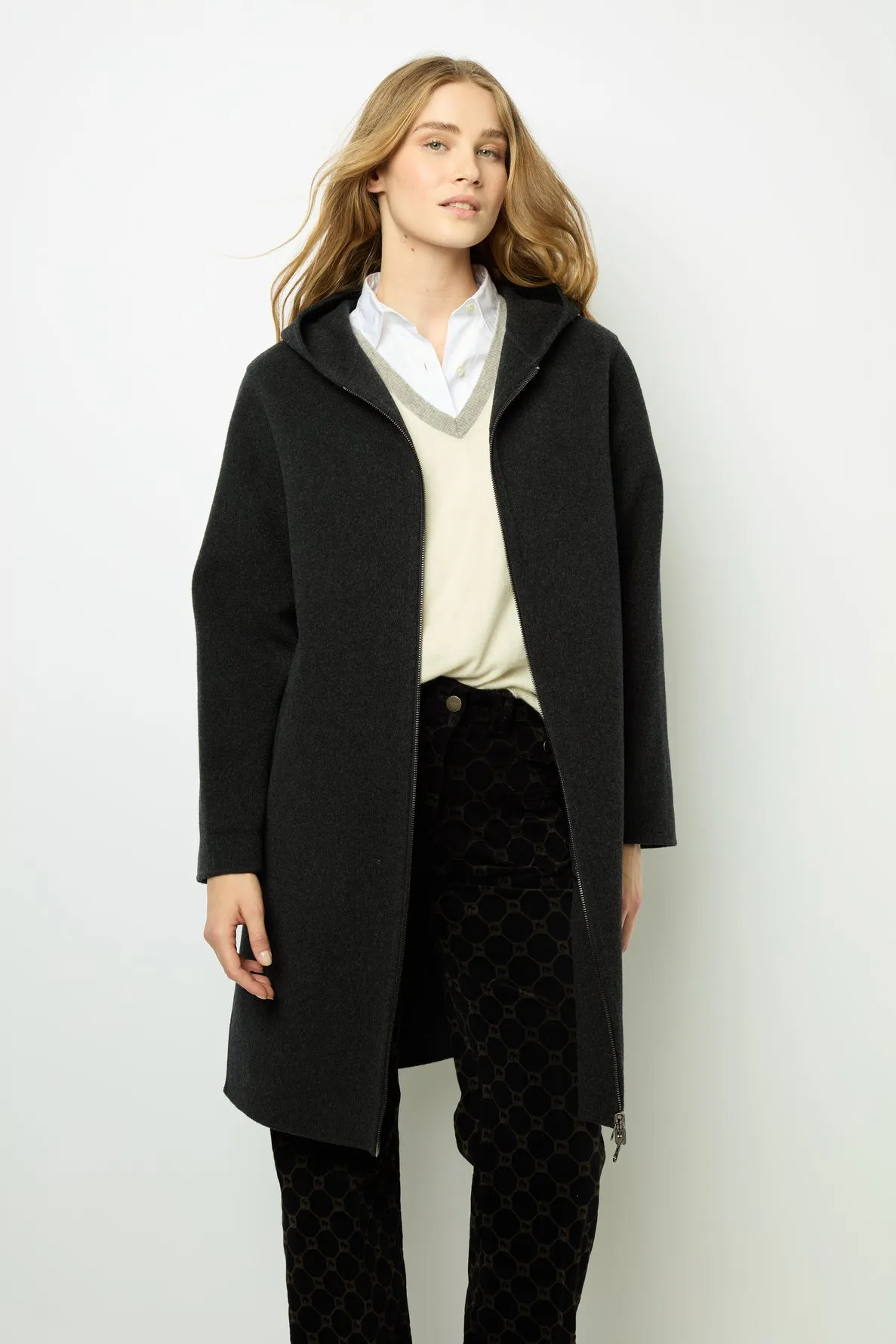 Coat Landie Dam59a028 Charcoal