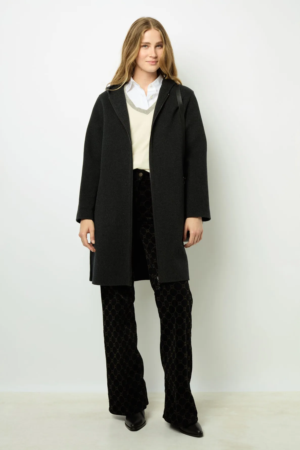 Coat Landie Dam59a028 Charcoal