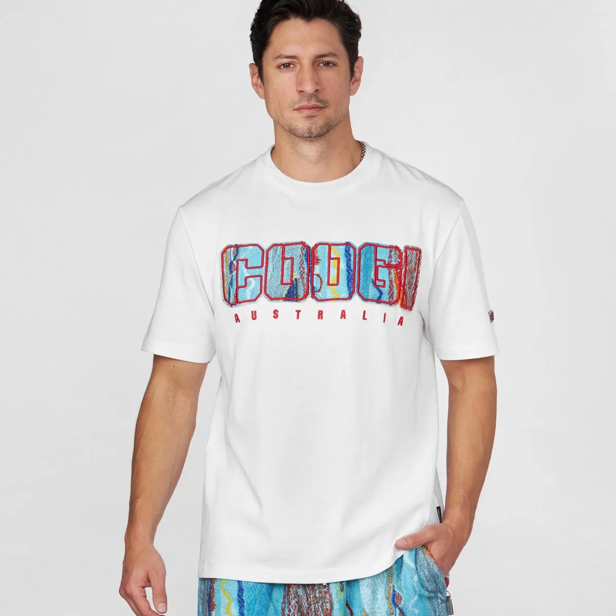 COOGI Block Logo Tee in White