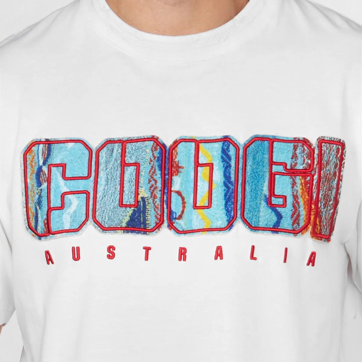 COOGI Block Logo Tee in White