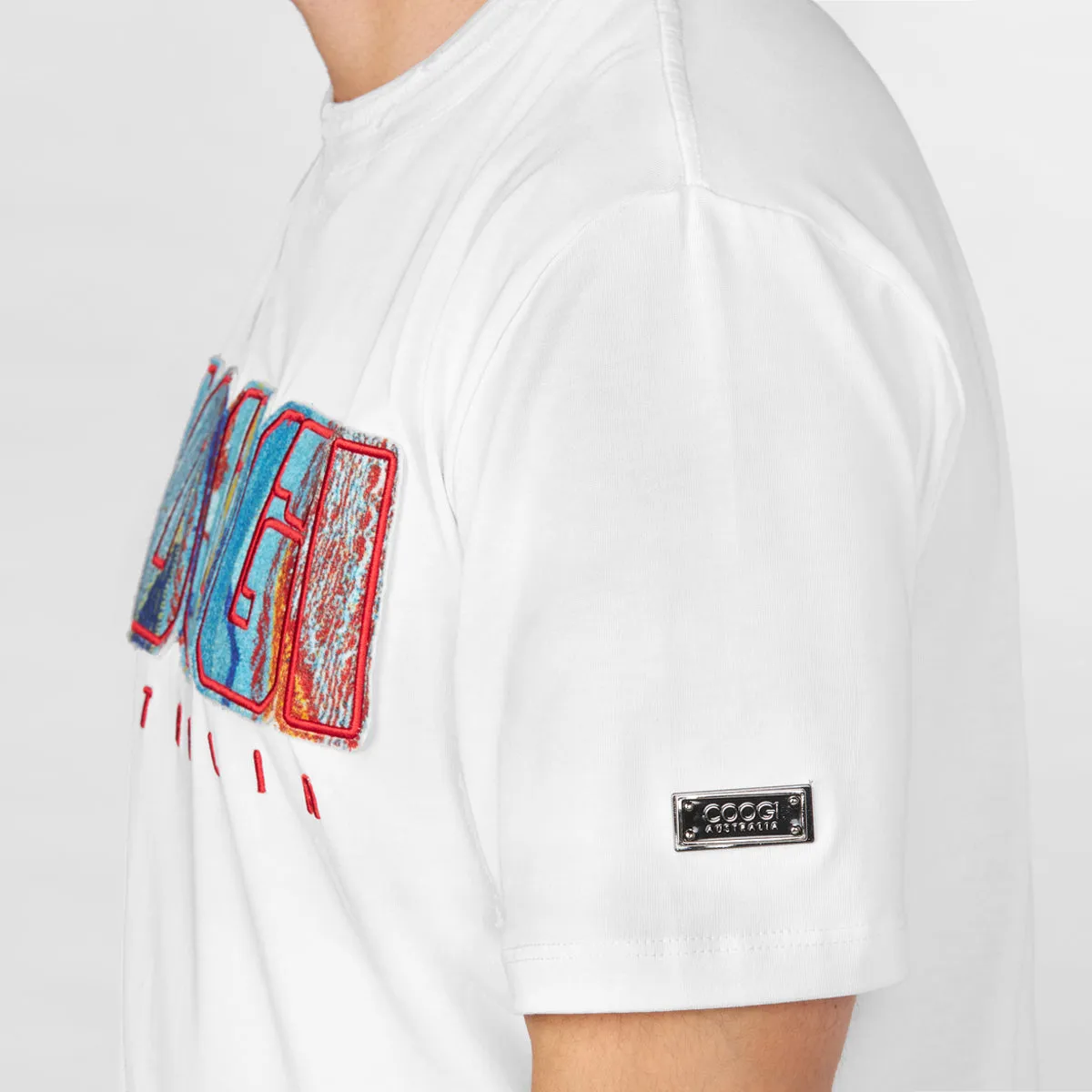 COOGI Block Logo Tee in White