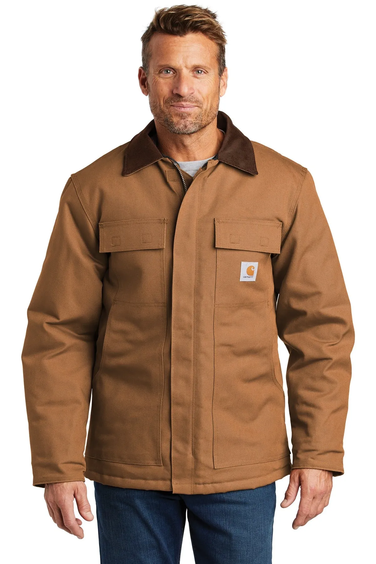 Custom Embroidered - Carhartt  Duck Traditional Coat. CTC003