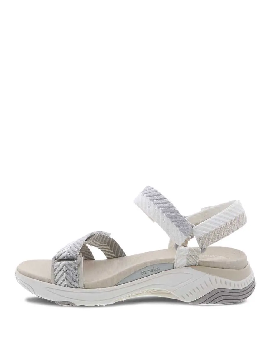 Dansko Womens Racquel Sport Sandal- Sand Herringbone Webbing