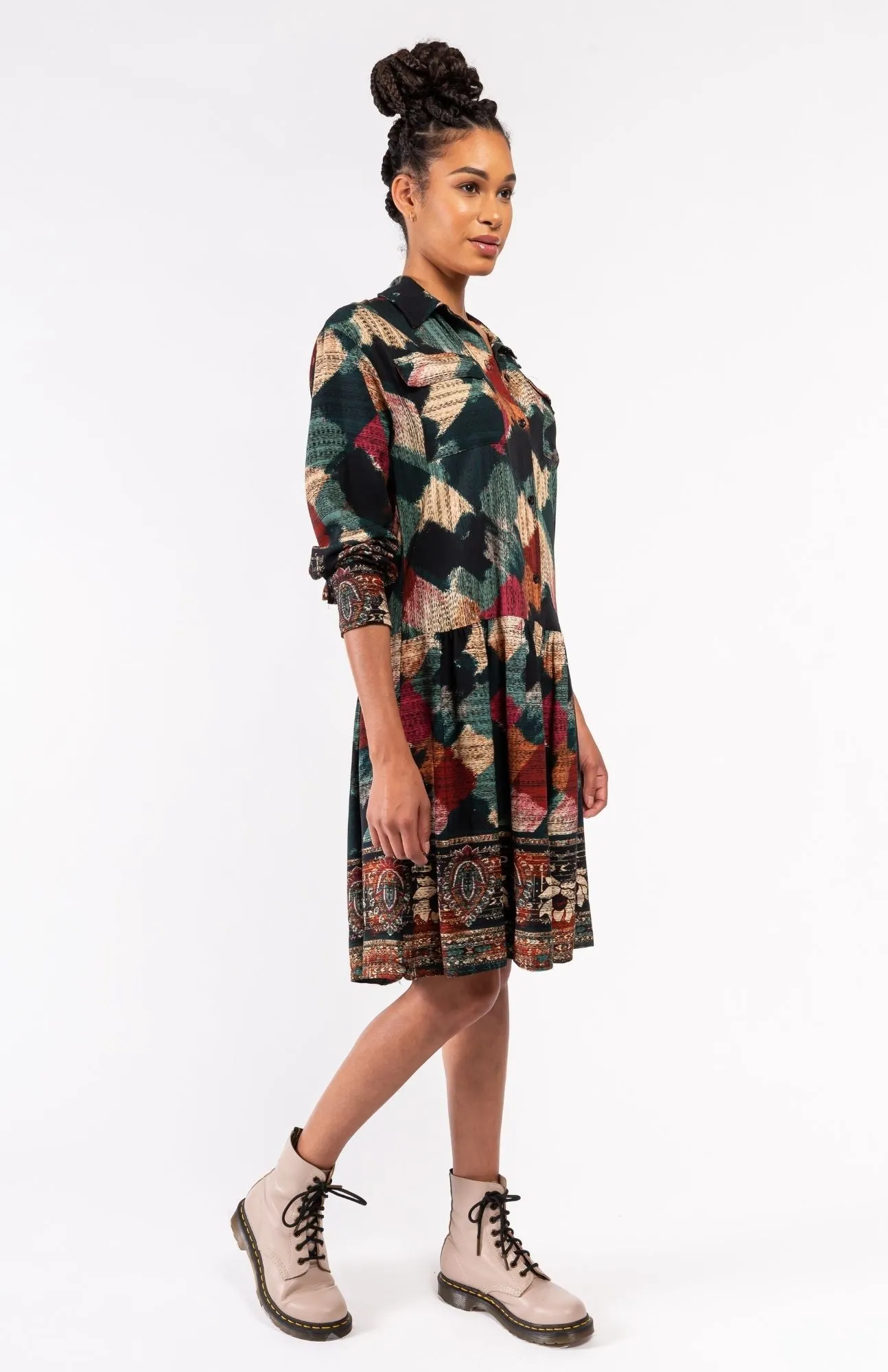 Ema&Carla - Mix Geo Print Dress