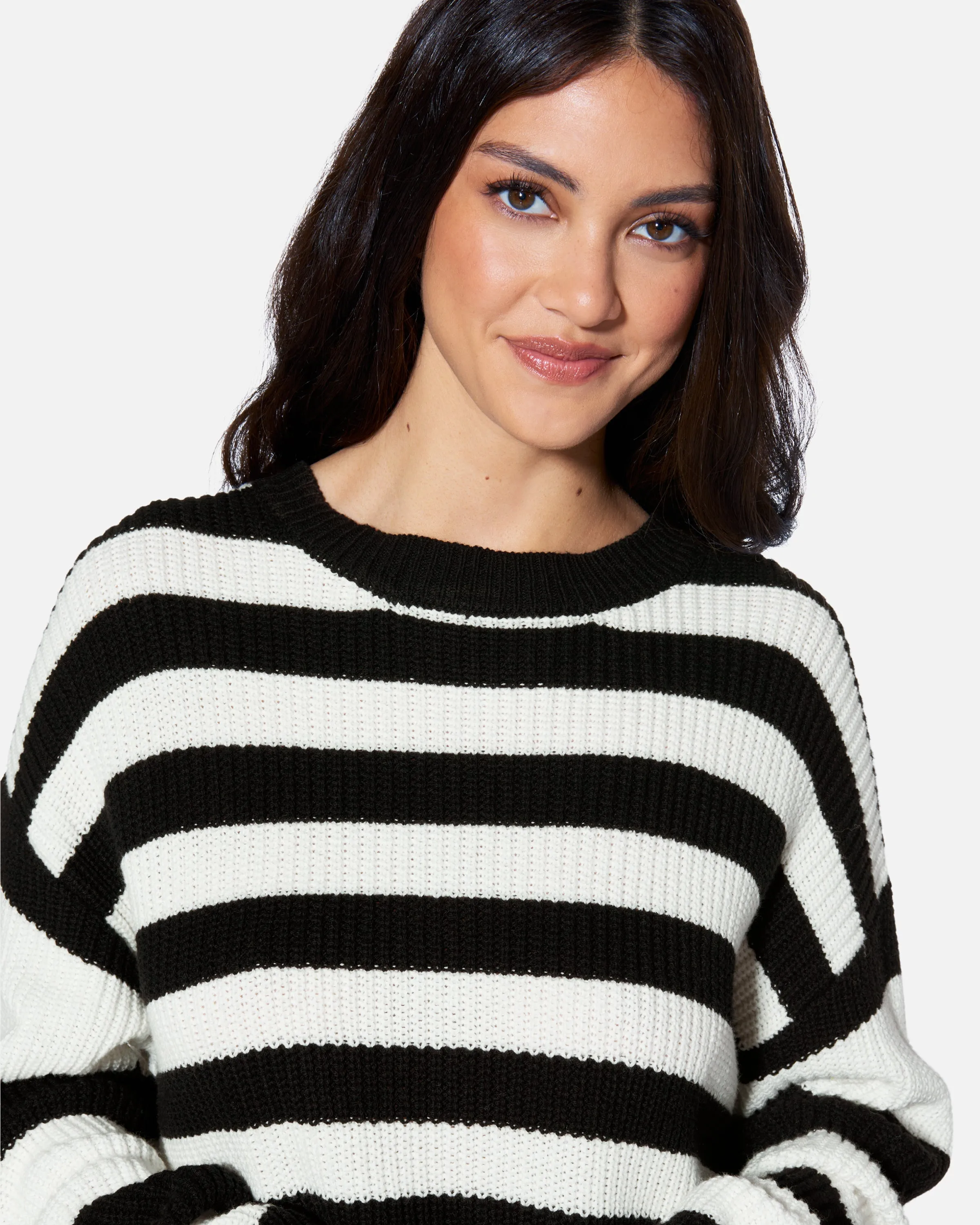 ESSENTIAL SERENA STRIPE SWEATER