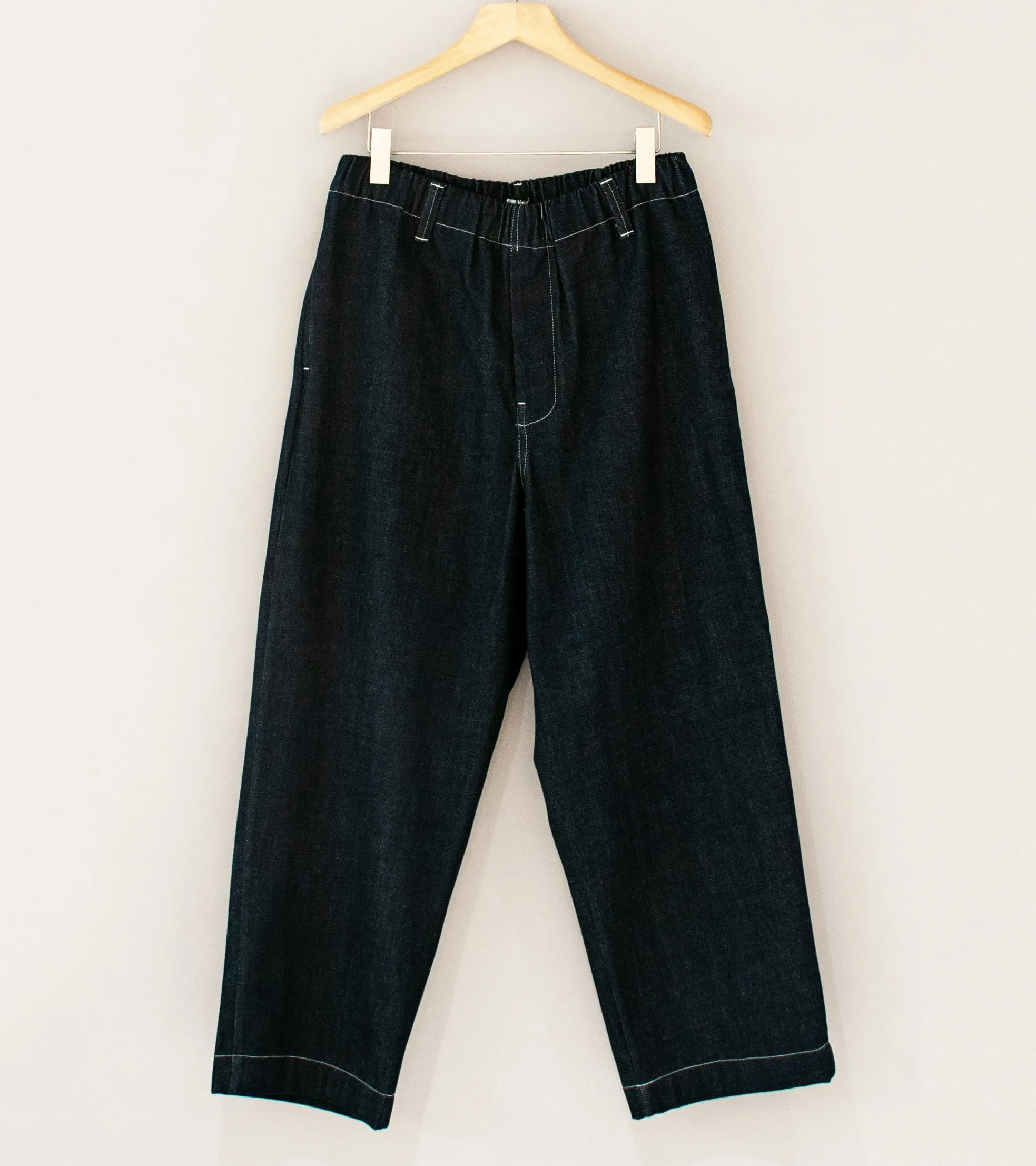 Evan Kinori 'Elastic Pant' (Indigo Organic Cotton Denim)