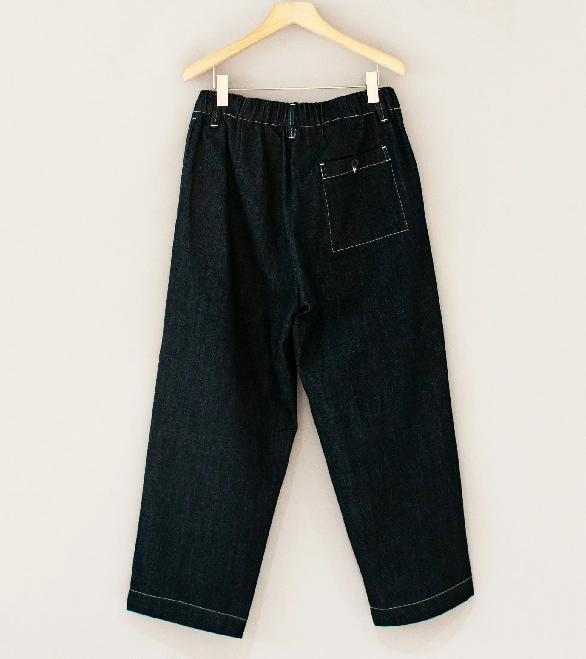 Evan Kinori 'Elastic Pant' (Indigo Organic Cotton Denim)