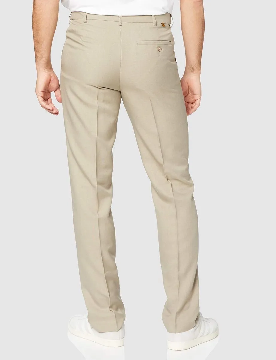 Farah Flexi Waist Trousers Soft Taupe