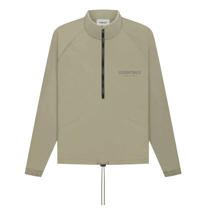 Fear Of God Essentials Half Zip Track Jacket 'Pistachio'