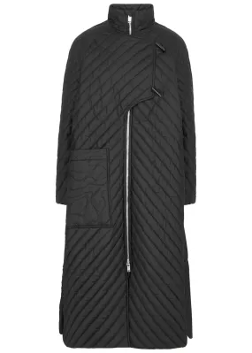 GANNI Quilted shell coat  
                         
                     
                