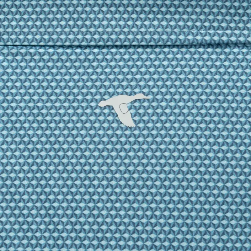 GenTeal Apparel Cubes Printed Performance Polo