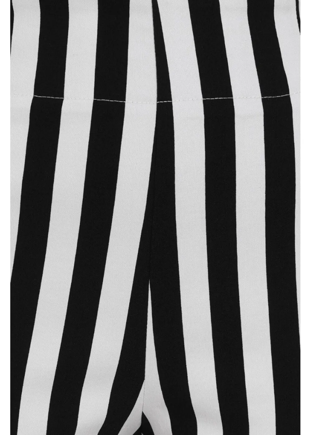 Hell Bunny Otho Beetle 60's Trousers Black White