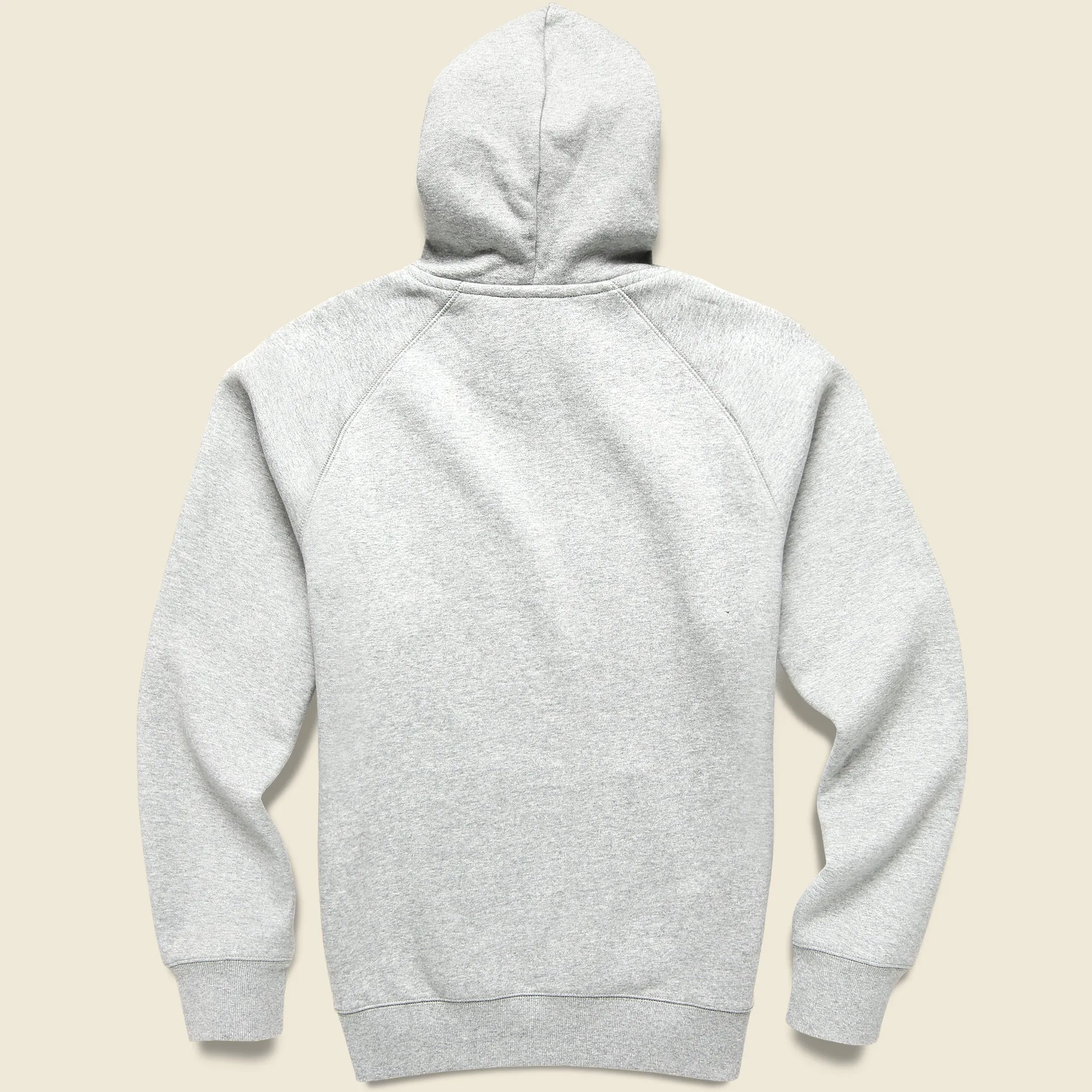 Hooded Chase Sweatshirt - Ash Heather/Brown