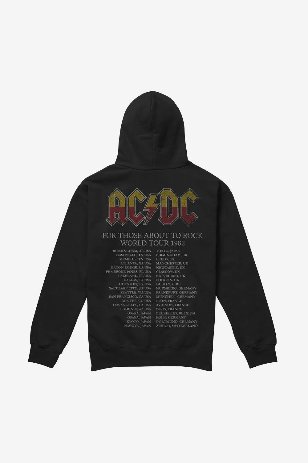 Hoodies & Sweatshirts | About To Rock Tour Mens Hoodie | AC/DC