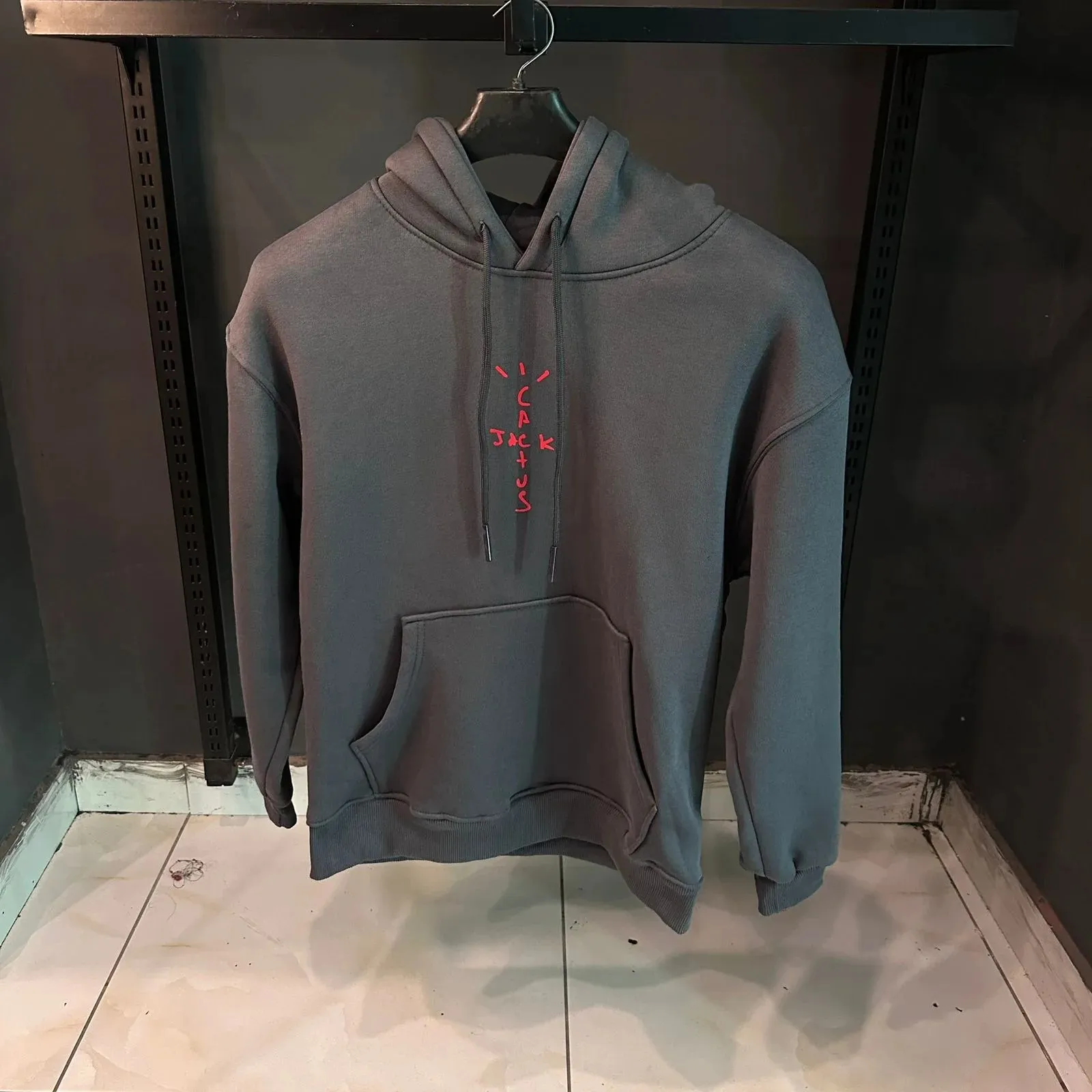 JACK CACTUS GRAY OVER SIZED HOODIES OVER SIZED - The Nucleus Clothing