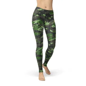 Jean Army Hex Camo Leggings