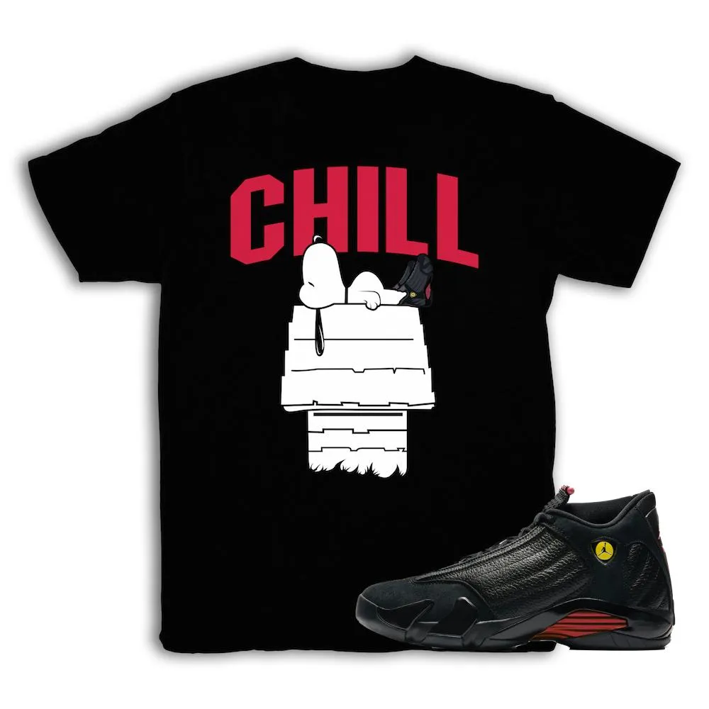 Jordan 14 Last Shot Chill Snoopy Shirt