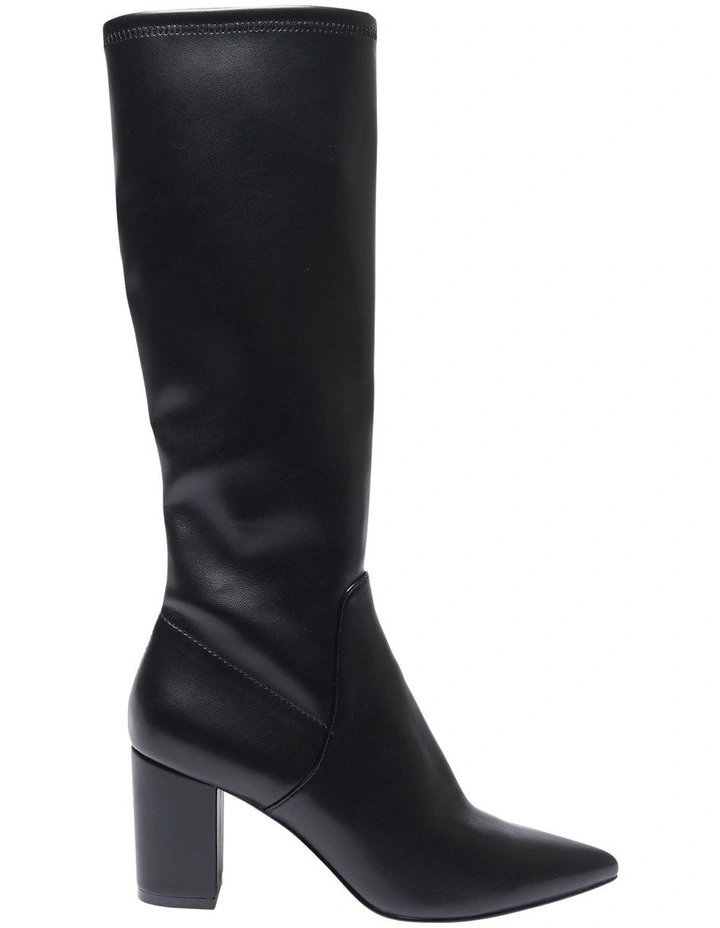 Kendall Black Stretch Boots