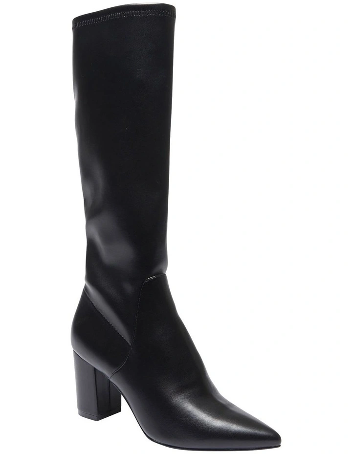 Kendall Black Stretch Boots