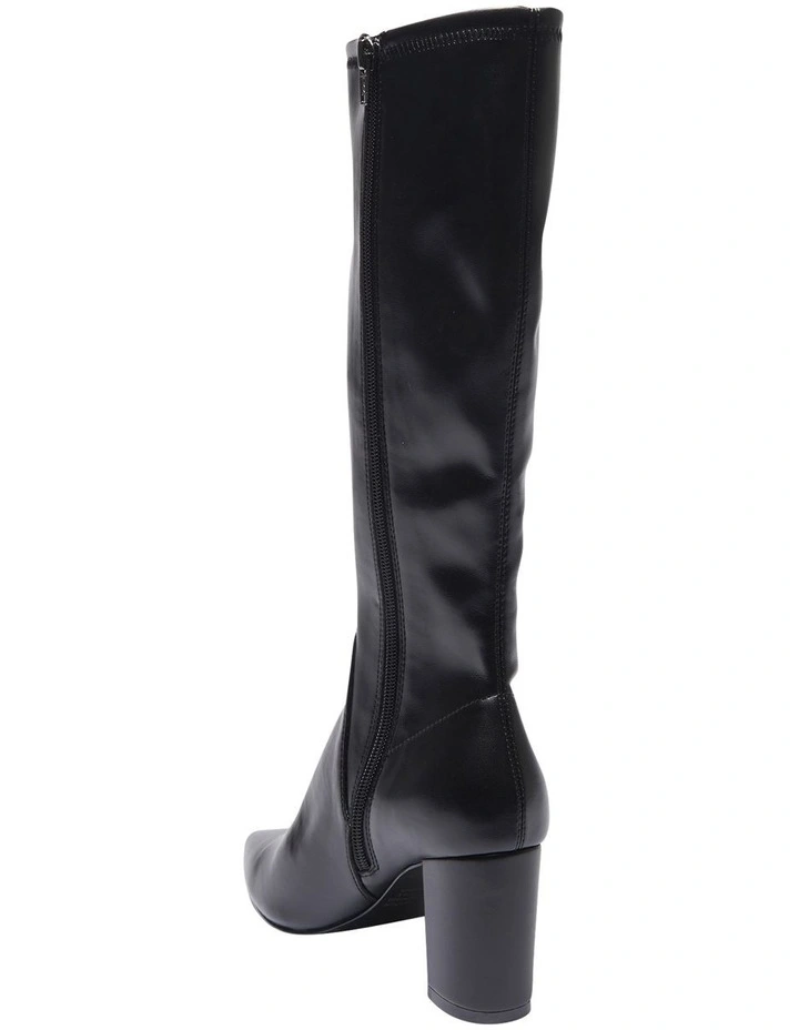 Kendall Black Stretch Boots