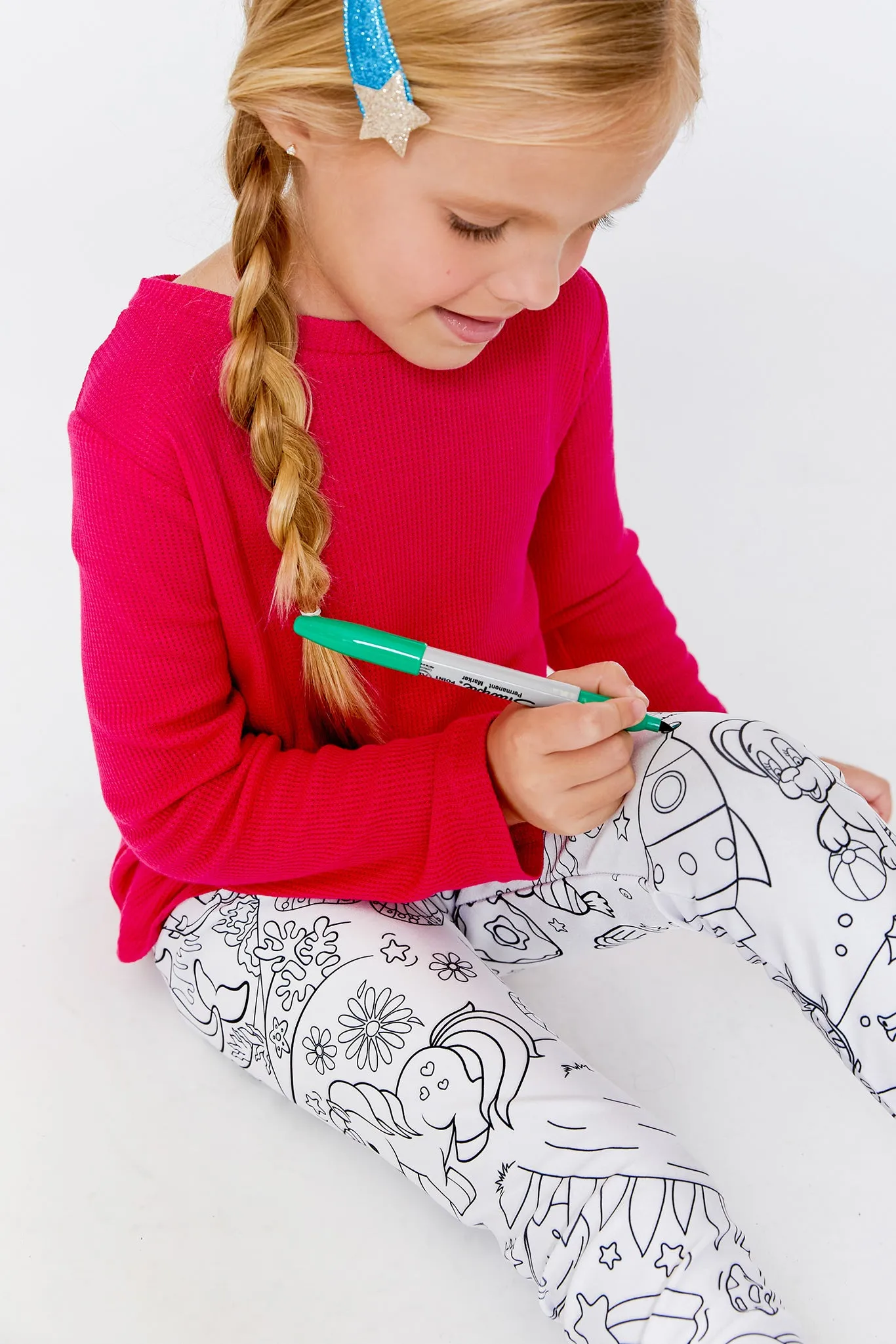 Kids Leggings in Coloring Book