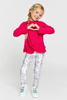 Kids Leggings in Coloring Book