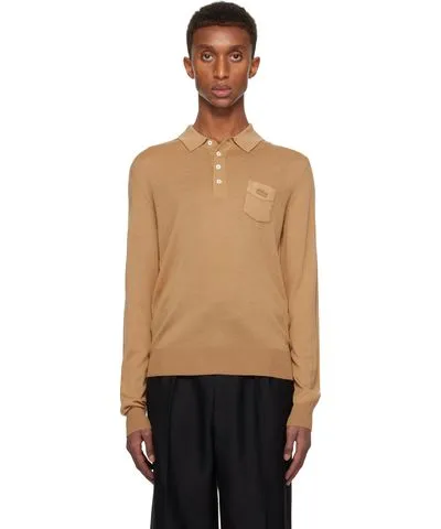 Lacoste Beige Wool Polo