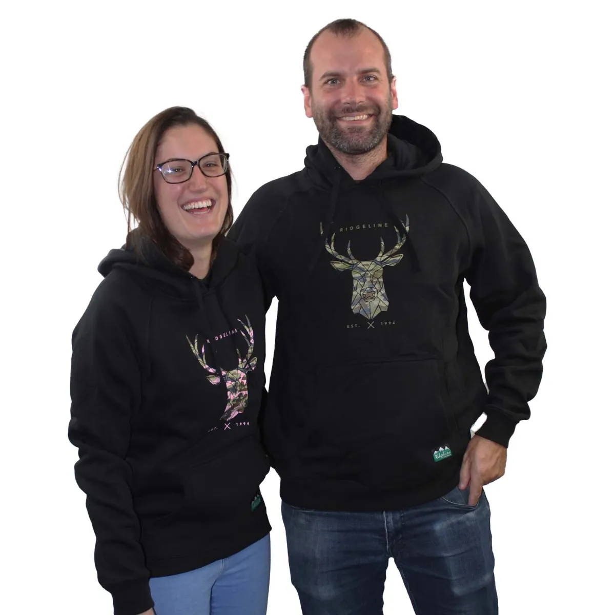 Ladies Deer Print Hoody