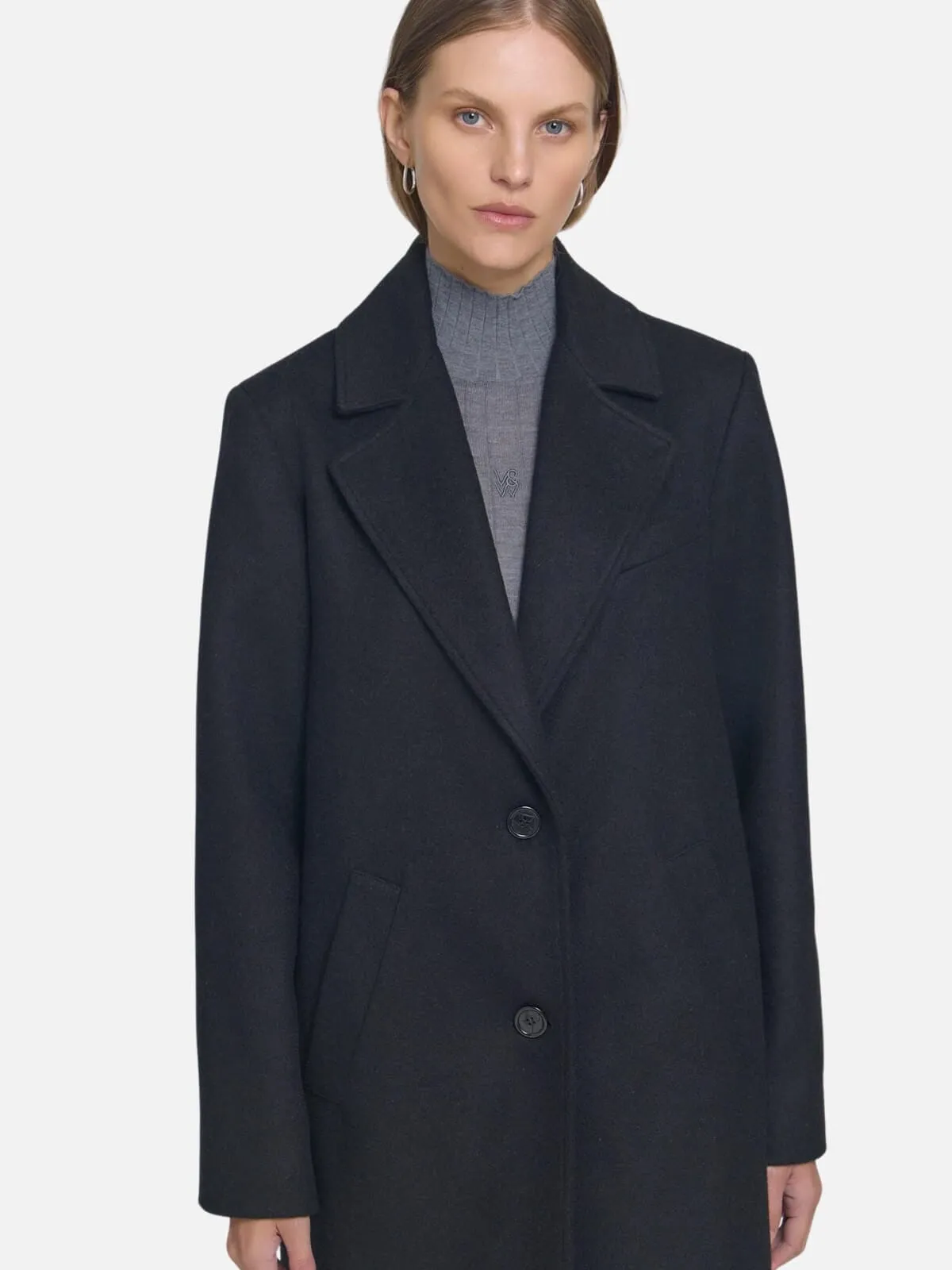 Leonardo Coat - Black